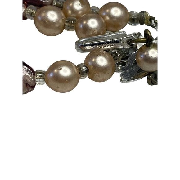 Vintage Jewelry Lot Beads Rhinestones Marked Unmarked Mix Wearable Sellable - Picture 3 of 11